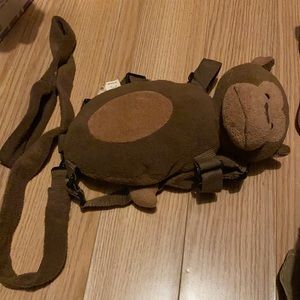 Monkey safety backpack for toddlers